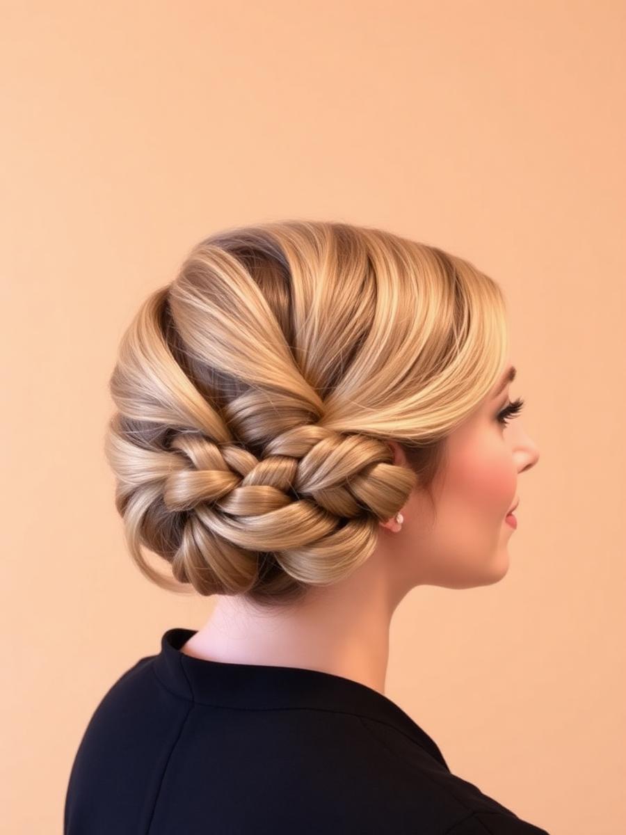 Braided occasion styling
